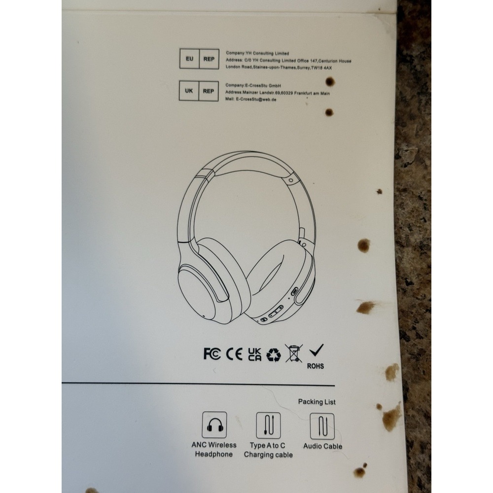 T-Fun NC50, Wireless Earphones -NEW/opened Box- Black - Picture 9 of 10